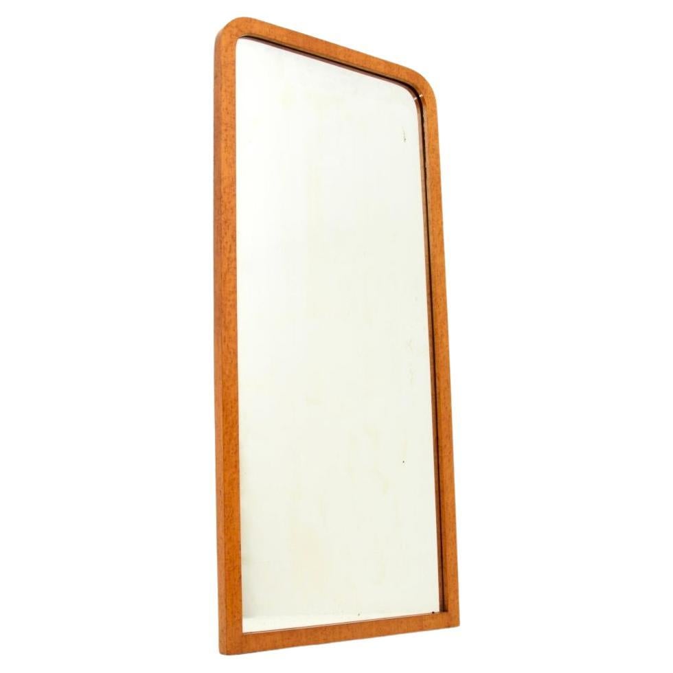 Art Deco Birds Eye Maple Mirror im Angebot