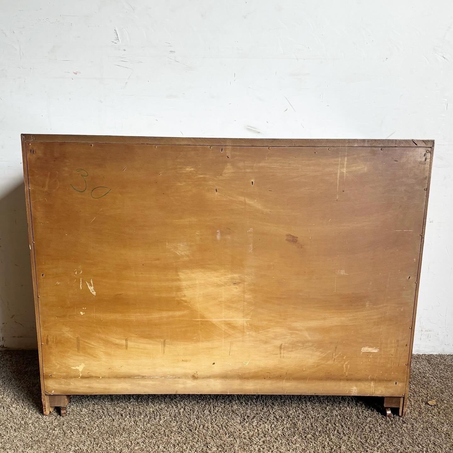 American Art Deco Birds Eye Maple Veneer Chest of Drawers