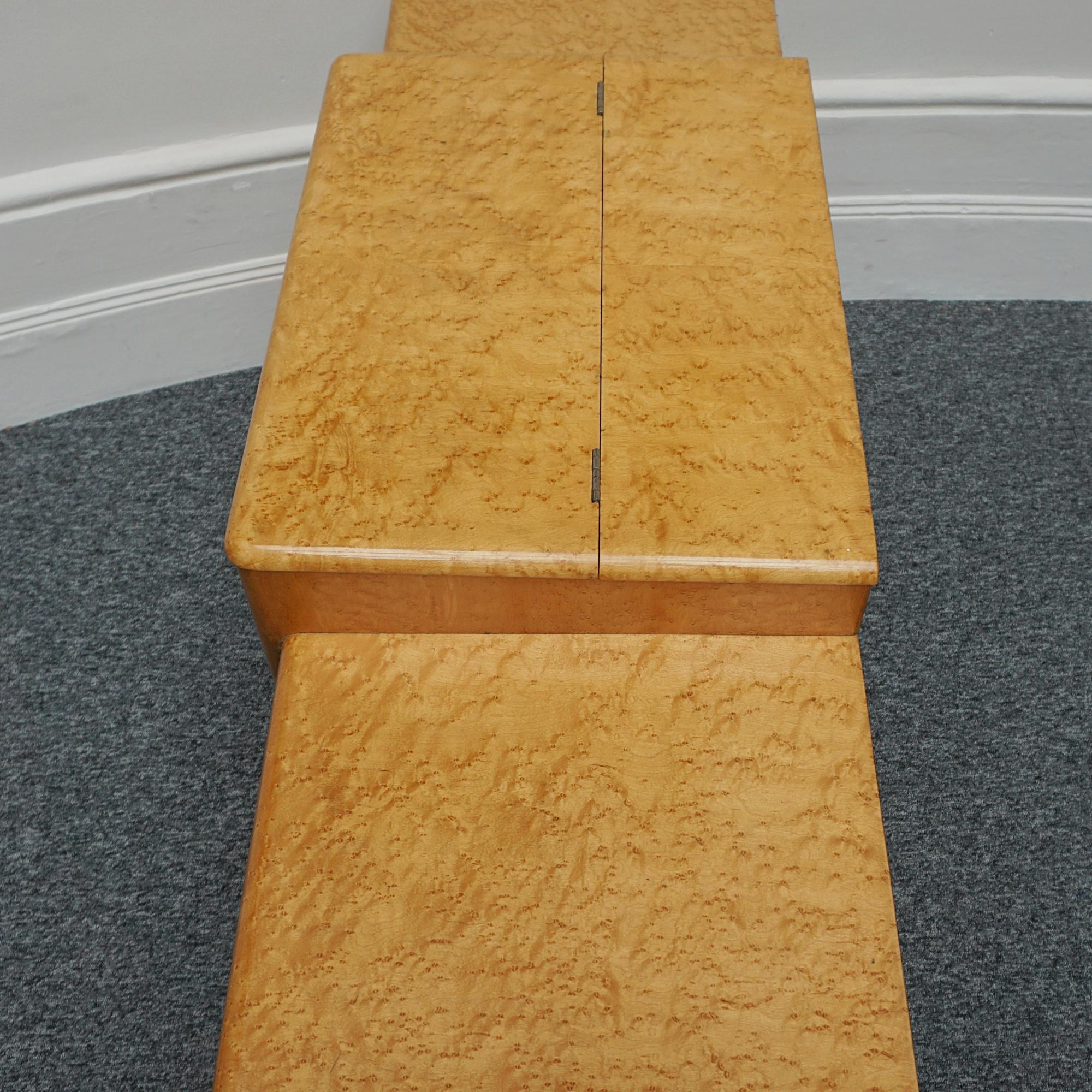 Art Deco Birdseye Maple Sideboard For Sale 2