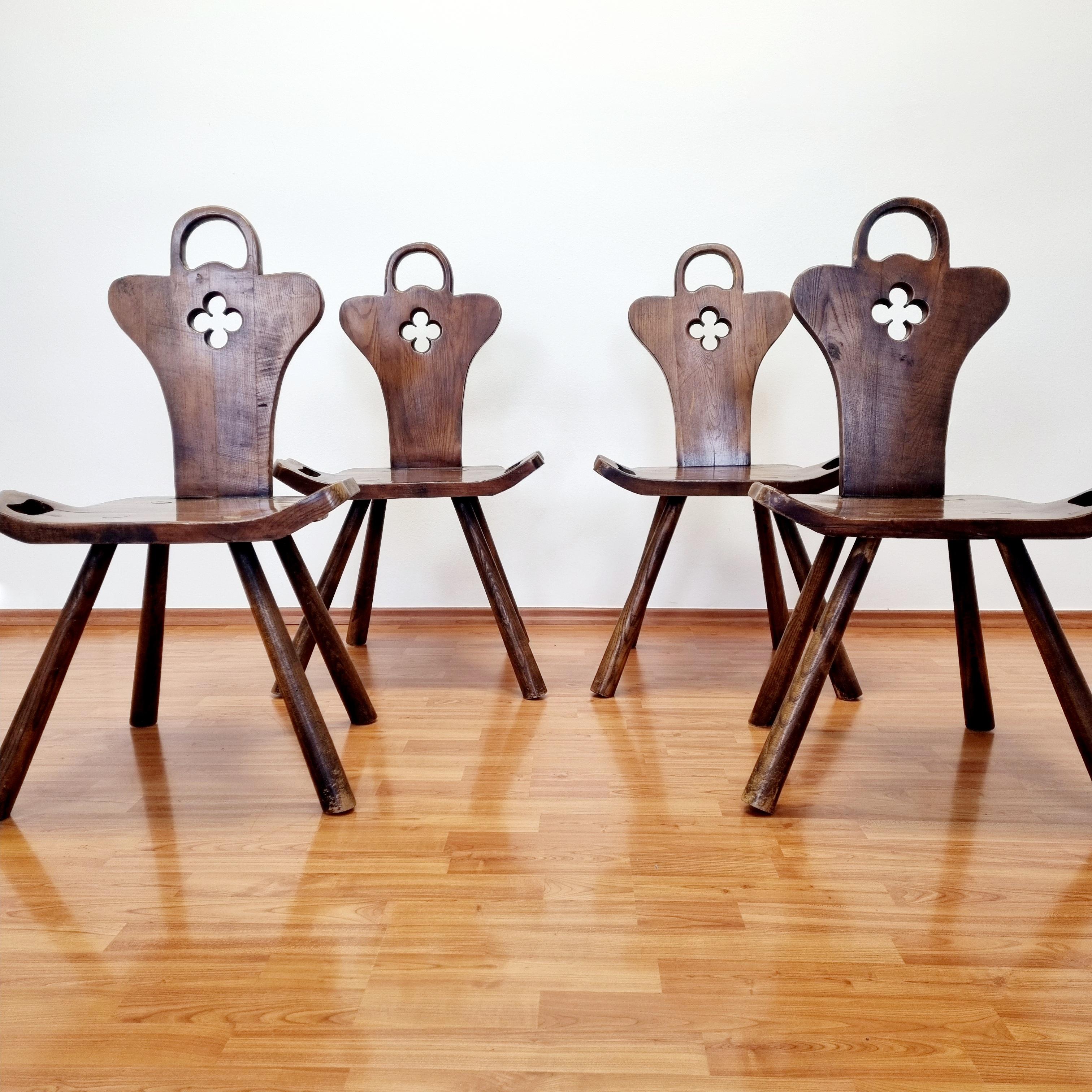 Sedie da parto Art Deco di Krasna JIzba, anni '40, set di 8 pezzi in vendita 1