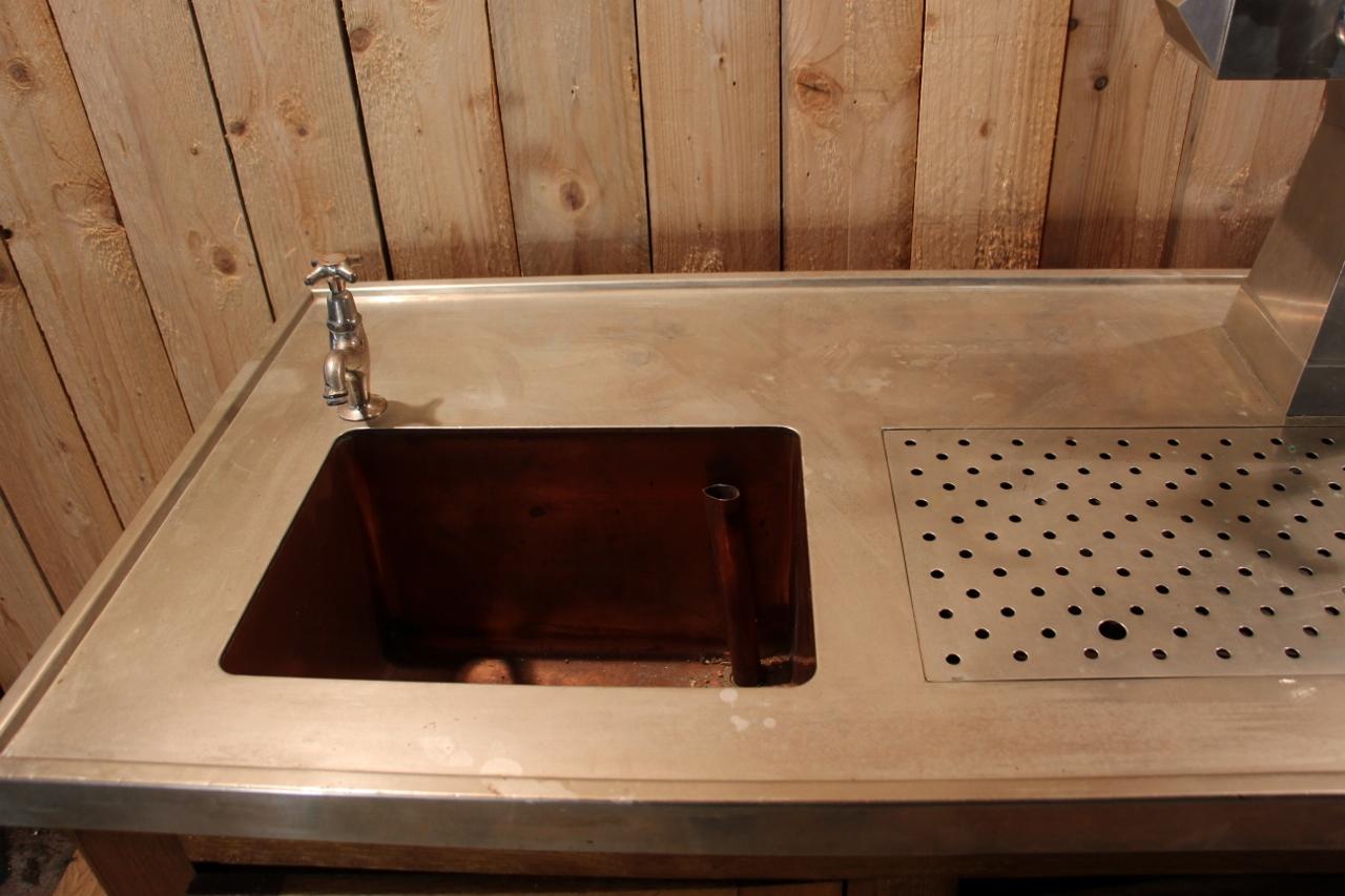 Barra Bistro Art Decó, Tapa de Zinc en venta 4