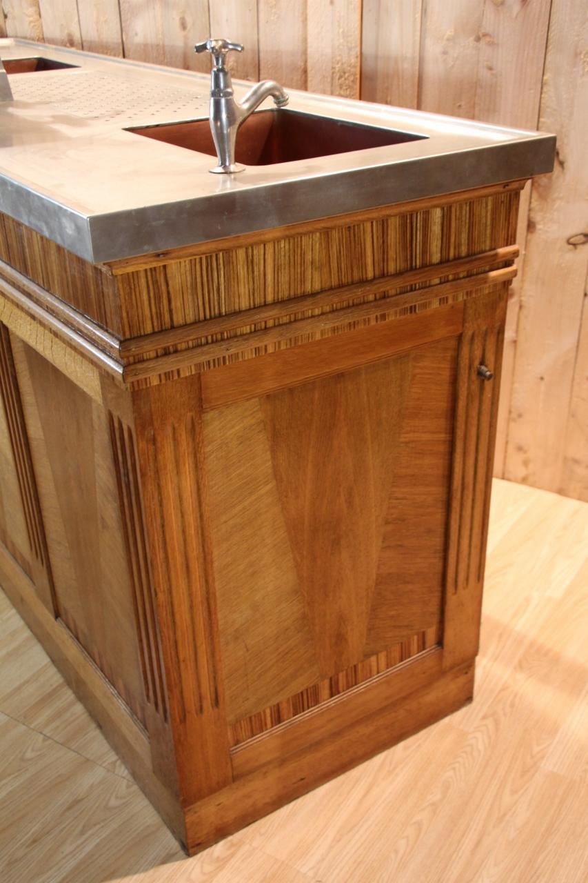 Barra Bistro Art Decó, Tapa de Zinc en venta 1