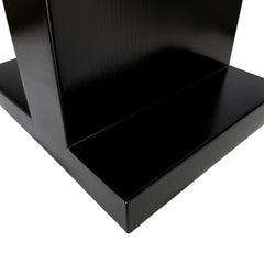 Art Deco Black Lacquer Coffee Table, 20th Century