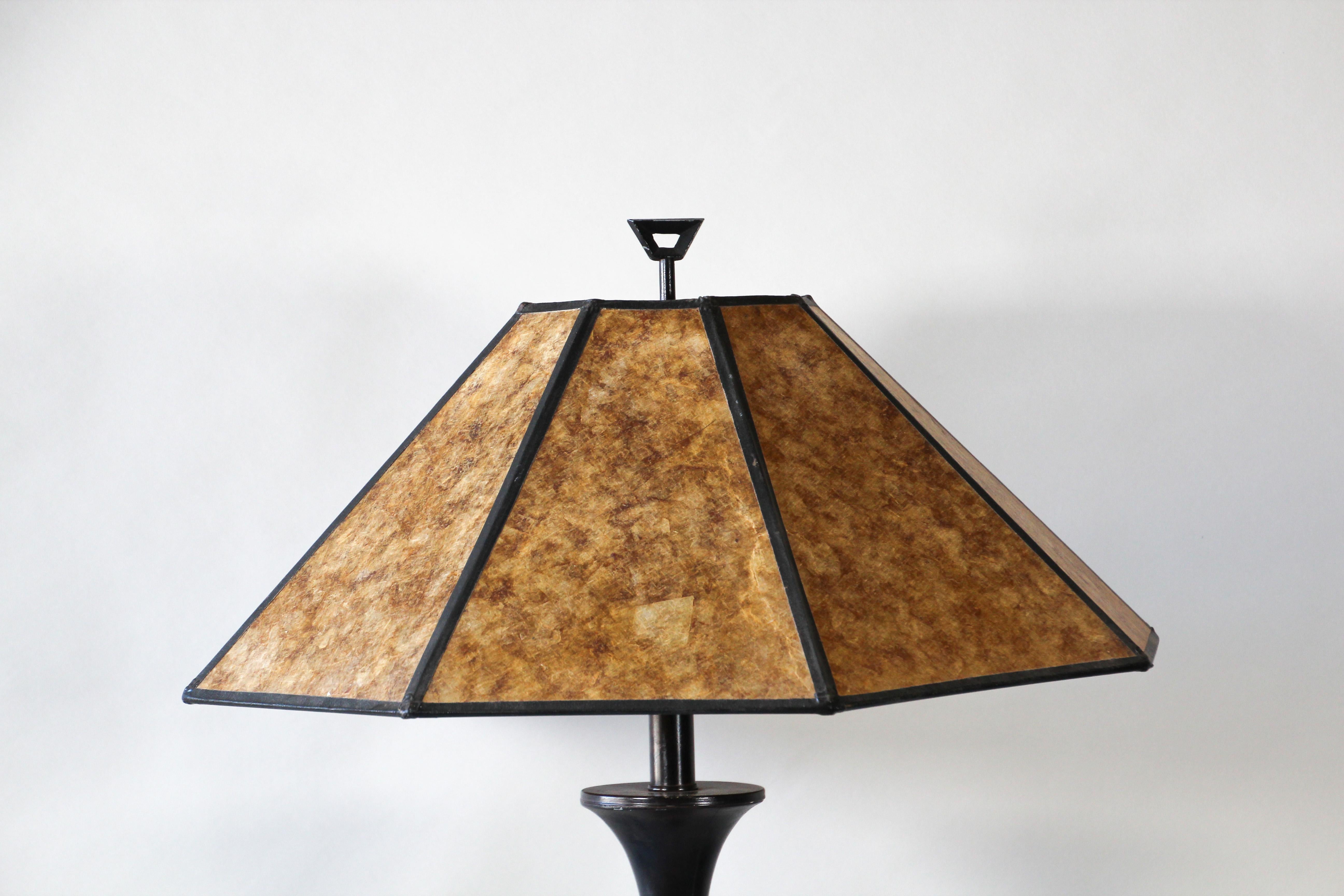 mica floor lamp