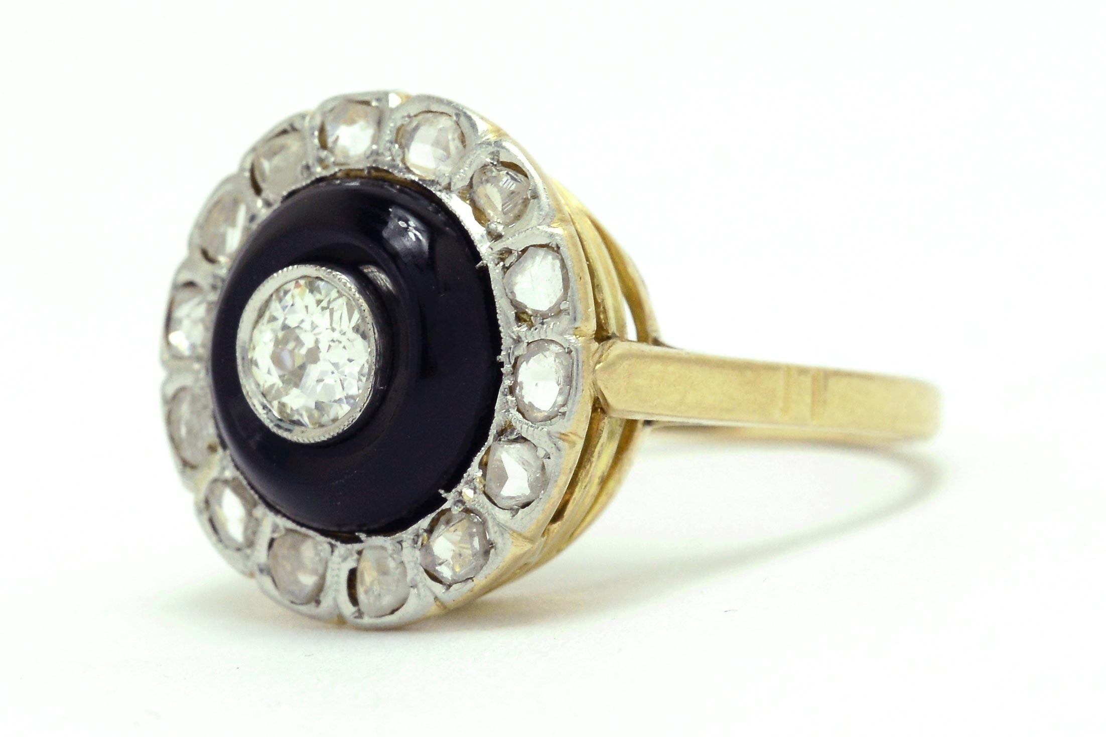 Art Deco Black Onyx Engagement Ring Old Mine Diamond Antique Cocktail Statement For Sale At 1stdibs Art Deco Black Onyx Engagement Ring Old Mine Diamond Antique Cocktail Statement For Sale At 1stdibs