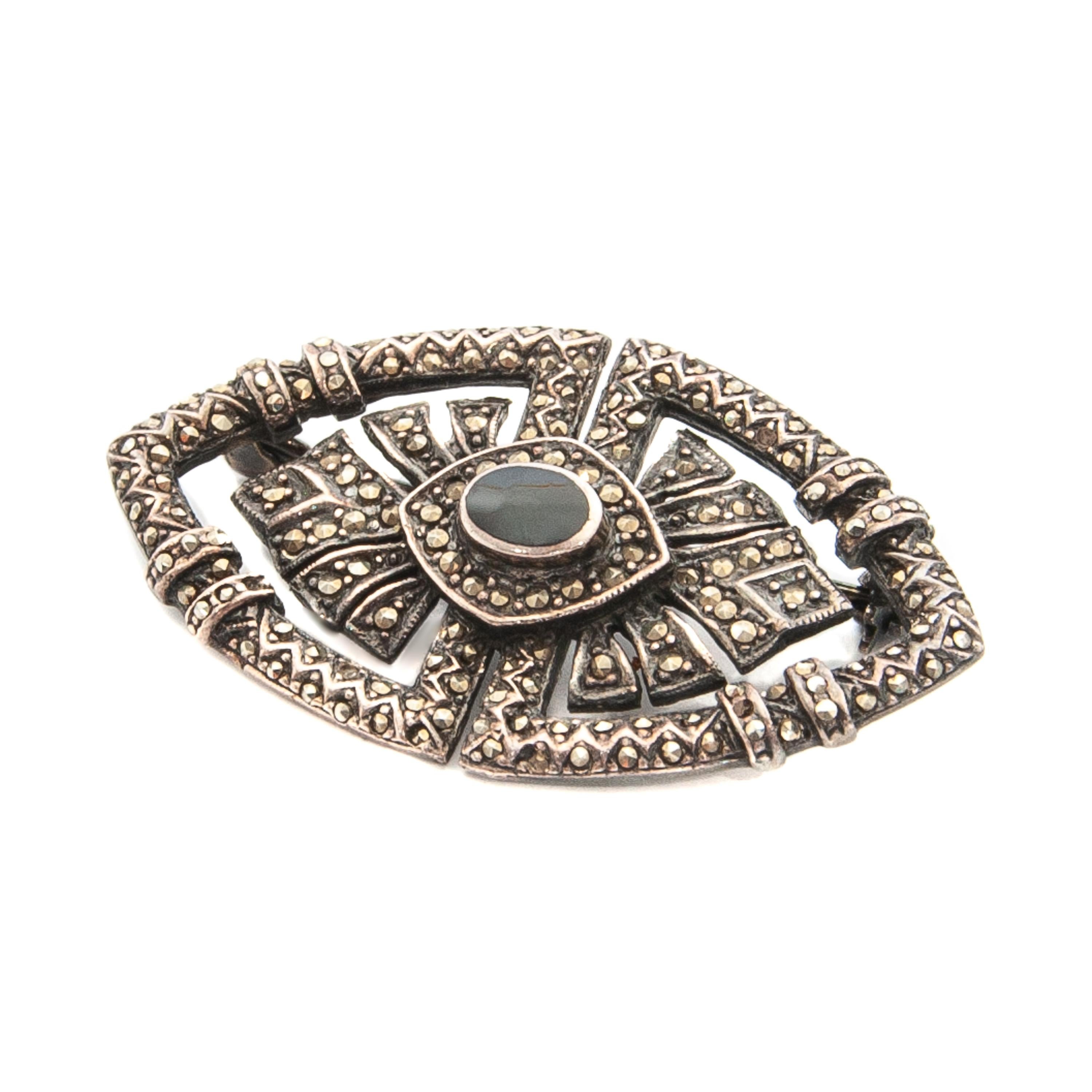 art deco broach