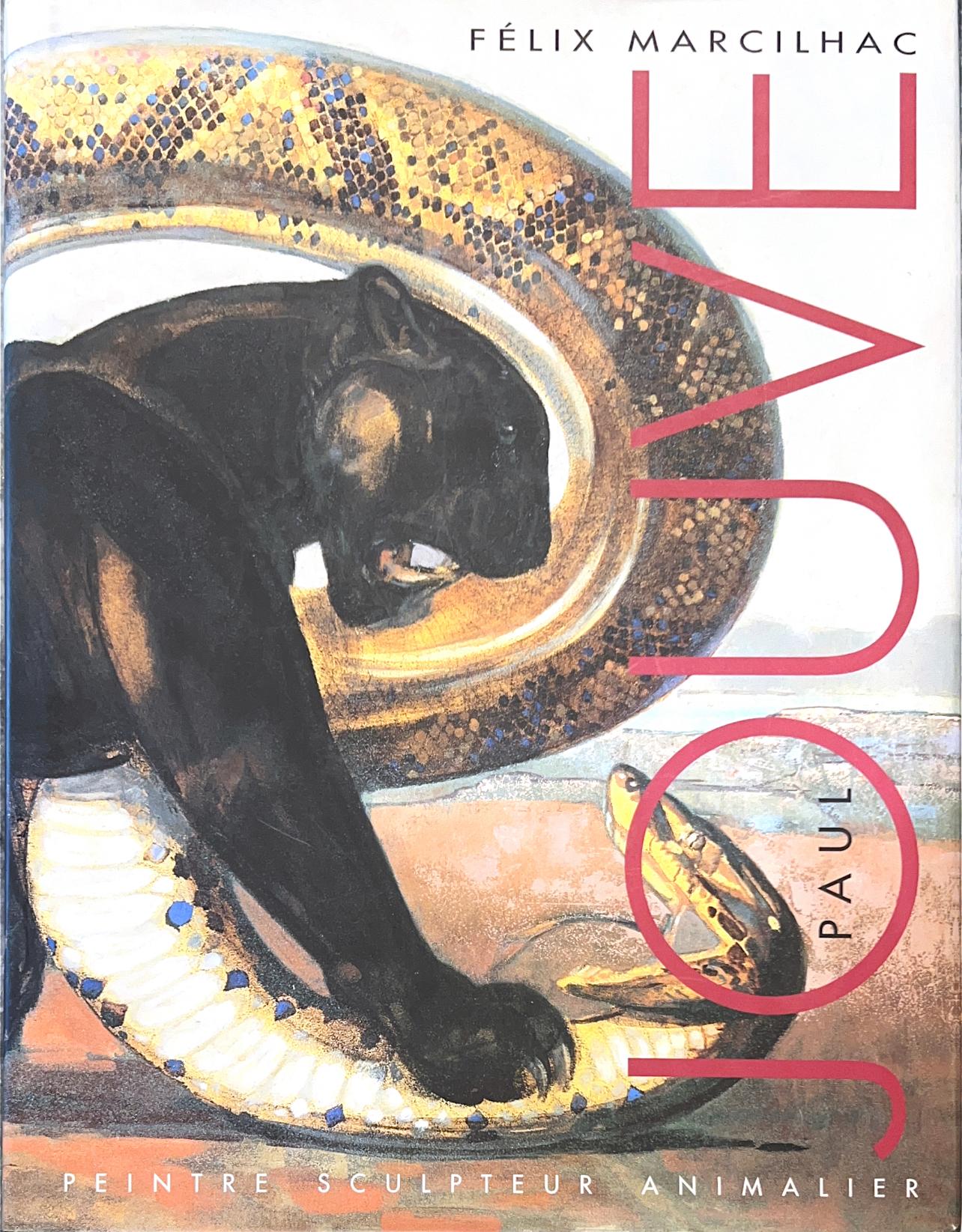 Schwarzer Panther im Art déco-Stil von Paul Jouve (20. Jahrhundert) im Angebot
