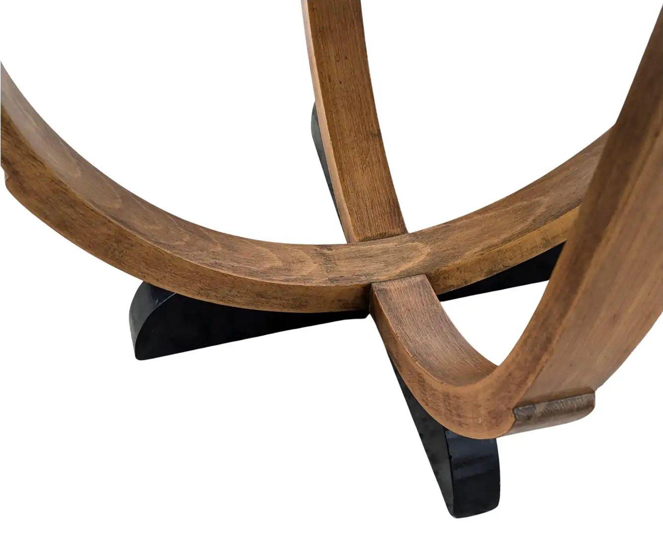 Table basse d'appoint Art Déco en chêne blond, anglaise, vers 1930 en vente 2