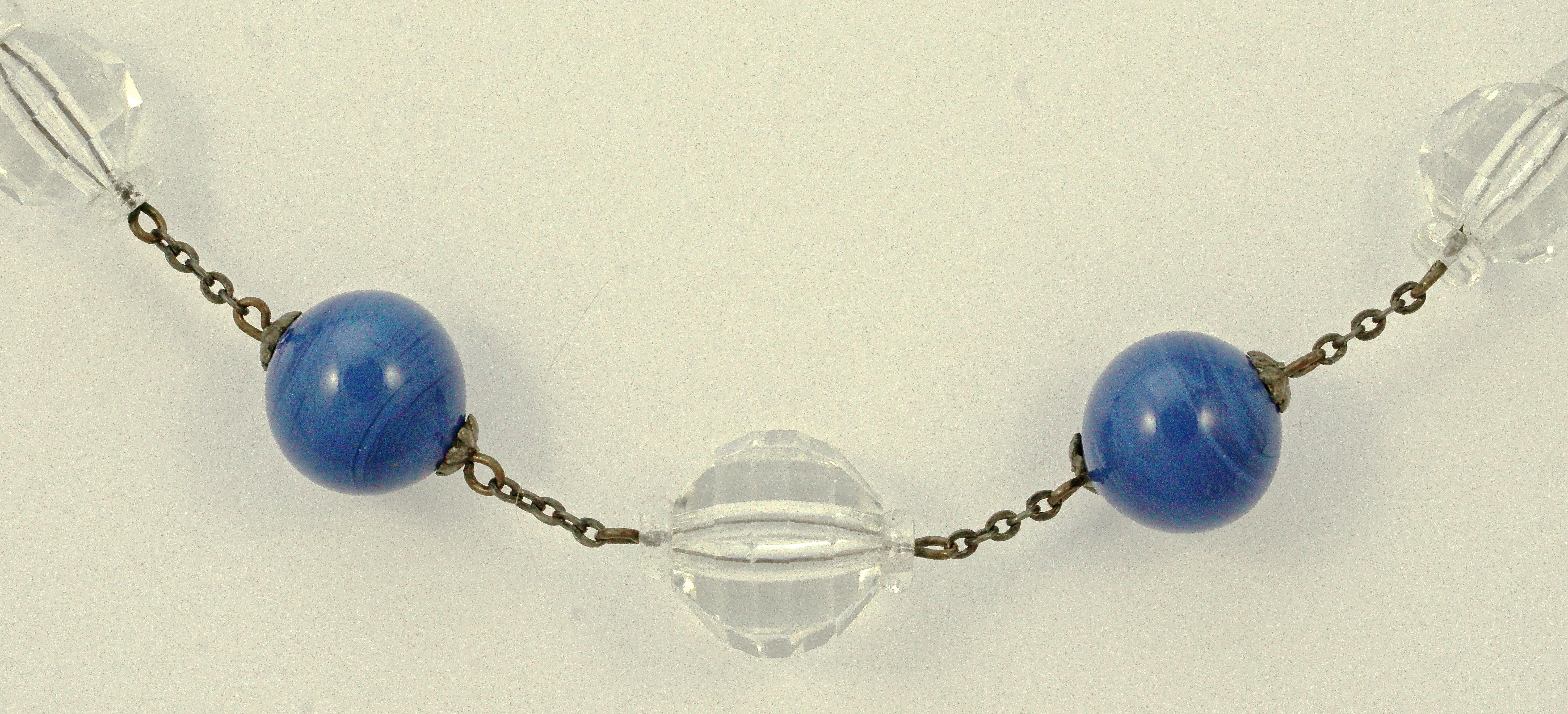 clear quartz bead necklace