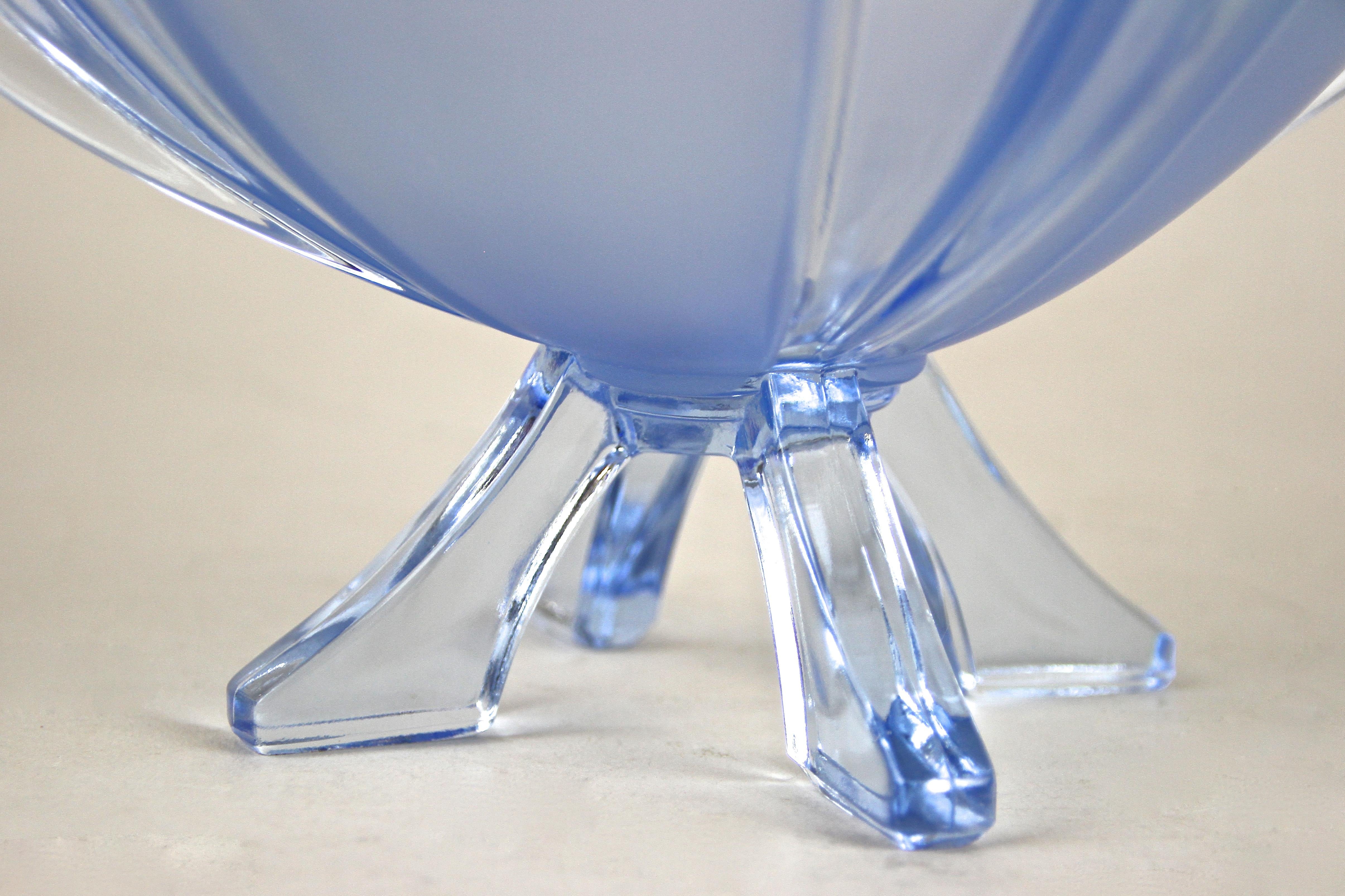 art deco glass bowls