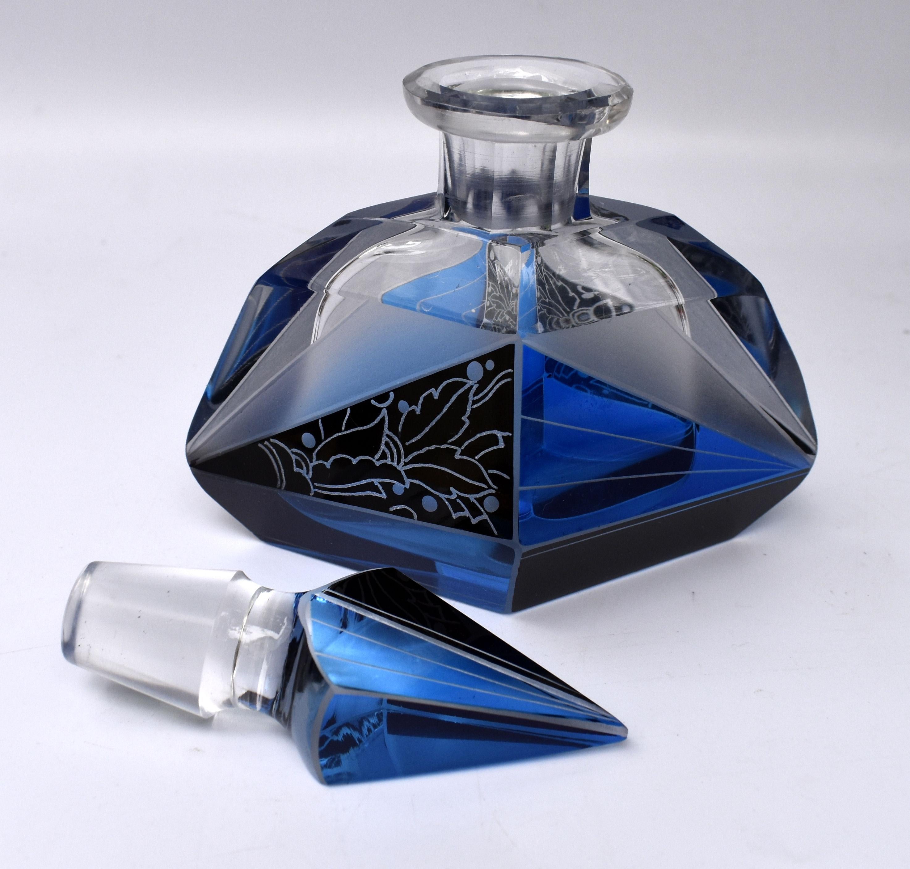 diamond shaped perfume bottle