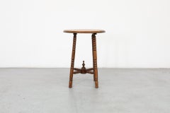 Art Deco Bobbin Side Table or Plant Stand