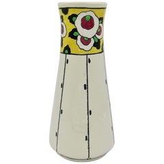 Art Deco Boch Freres La Louvière Hand-Painted Vase