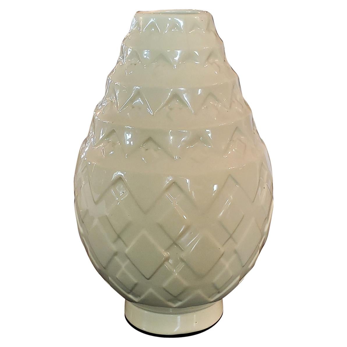 Vaso ananas Art Deco Boch Freres La Louviere