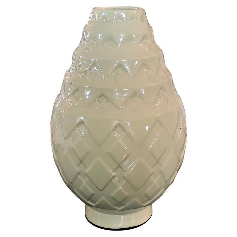 Art Deco Boch Freres La Louviere Pineapple Vase For Sale