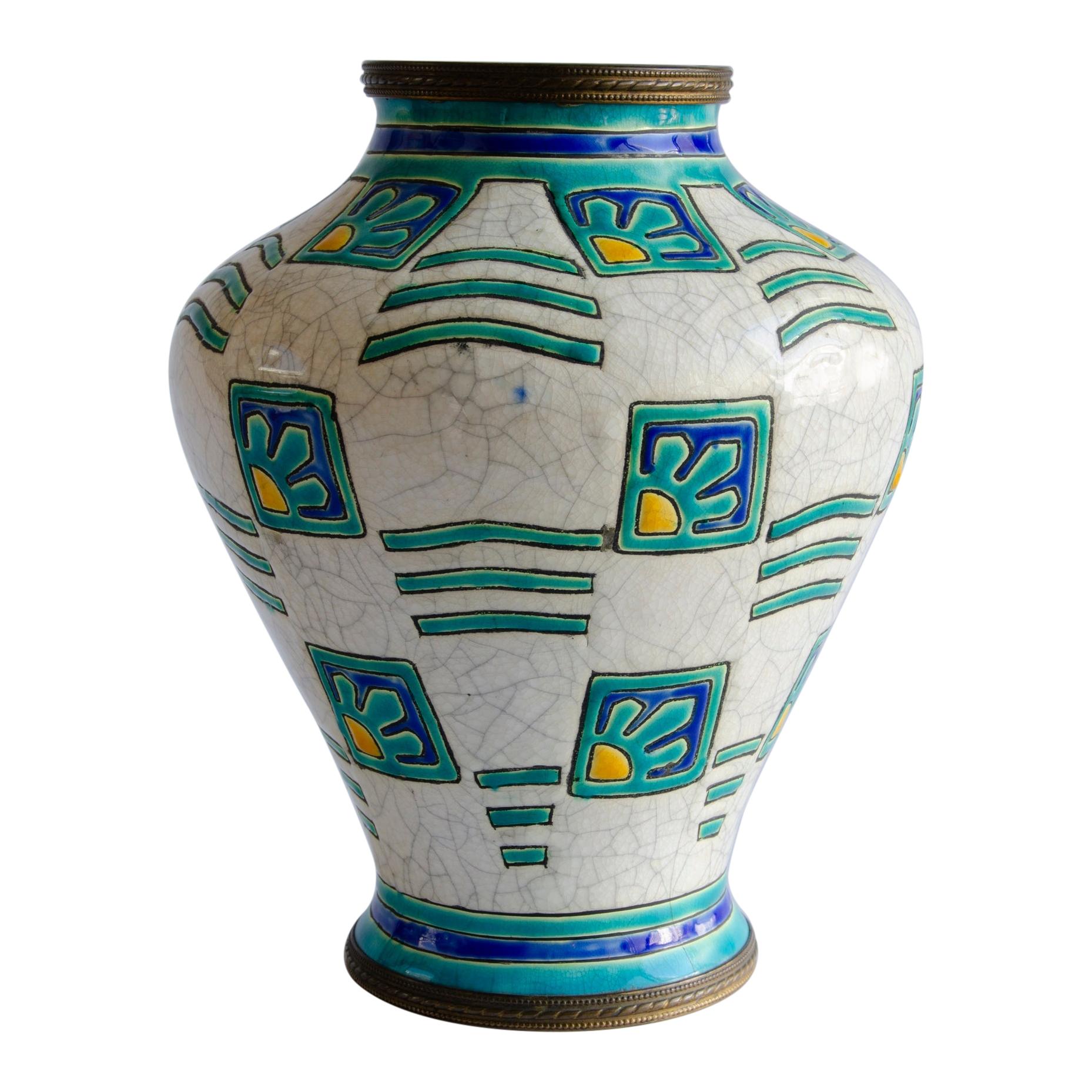 Art Deco Boch Vase Design by Charles Catteau