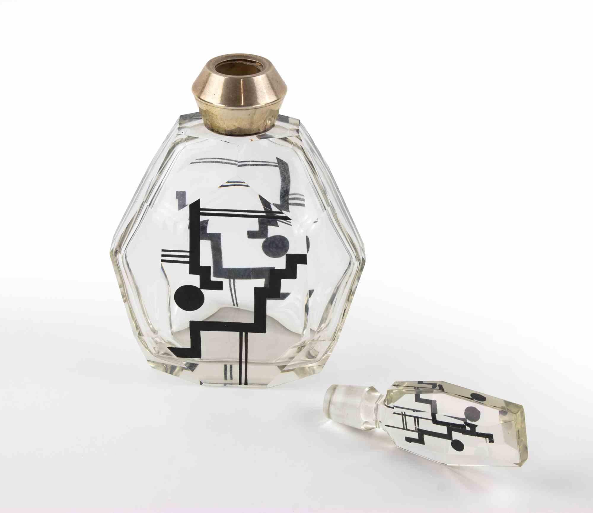 Art-Deco-Bohème-Flasche, 1930er Jahre im Zustand „Gut“ im Angebot in Roma, IT