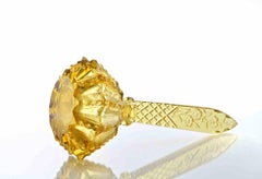 Art Deco Bohemian Perfume Bottle, 1930s