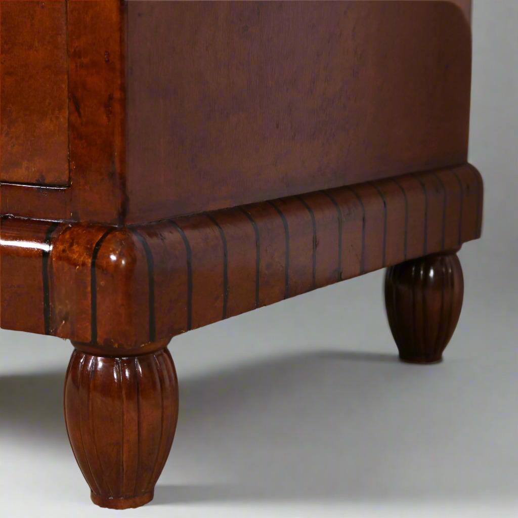 Art Deco Bombe Front Chest For Sale 6