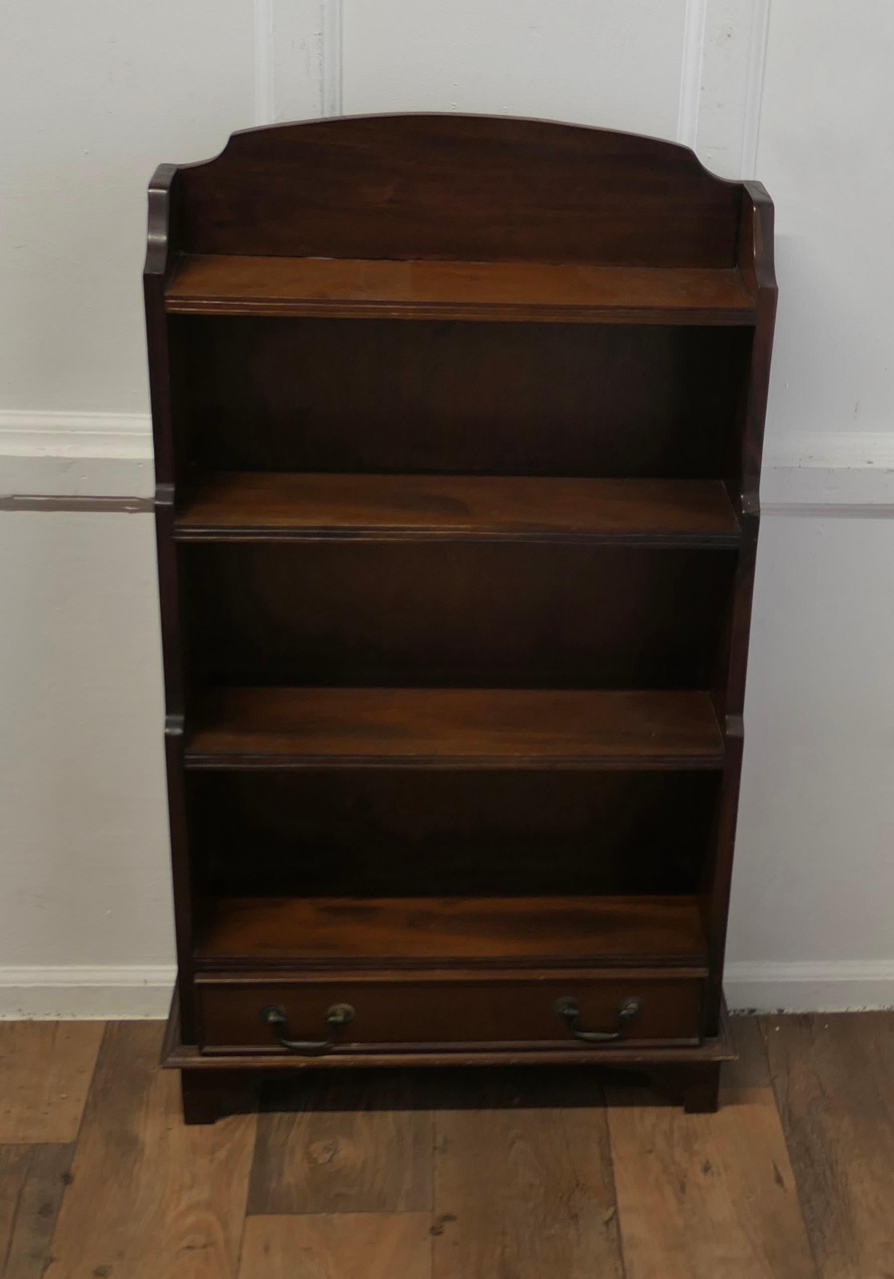 Art Deco Book Case with a Drawer at the Bottom In Good Condition For Sale In Chillerton, Isle of Wight