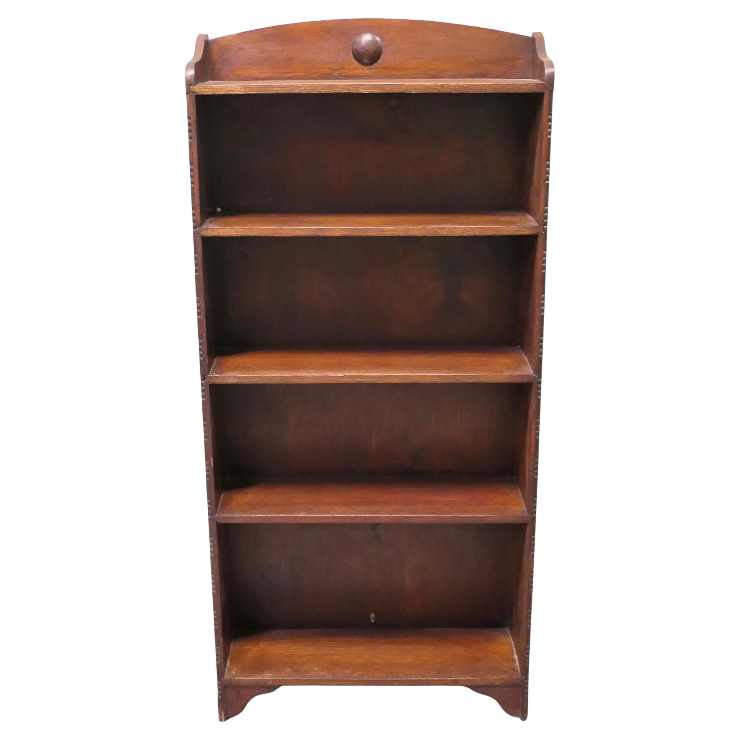 Art Deco Book Case with Mouldings to the Front For Sale
