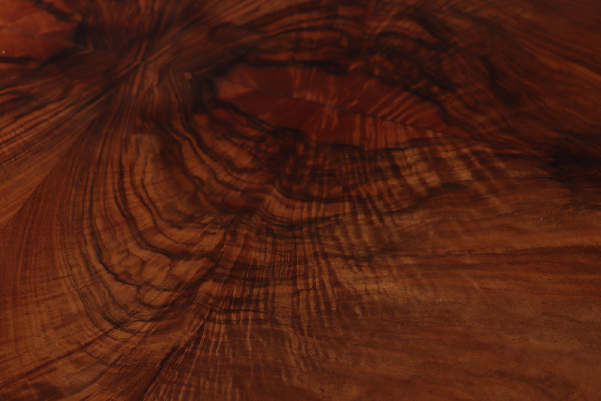 Art Deco Book Coffee Table in Walnut 9