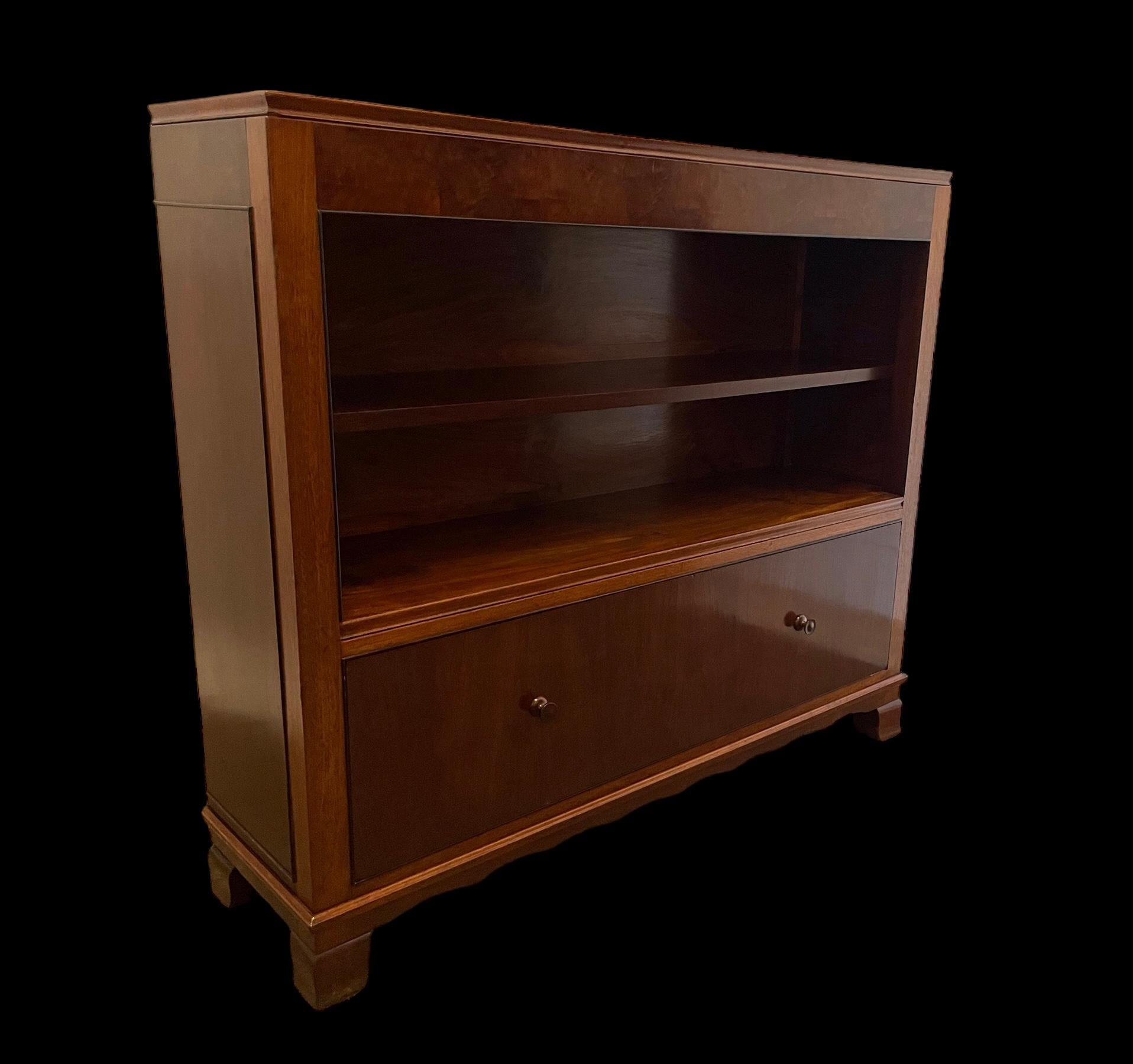 Art Deco Bookcase by Maurice Adams For Sale 1
