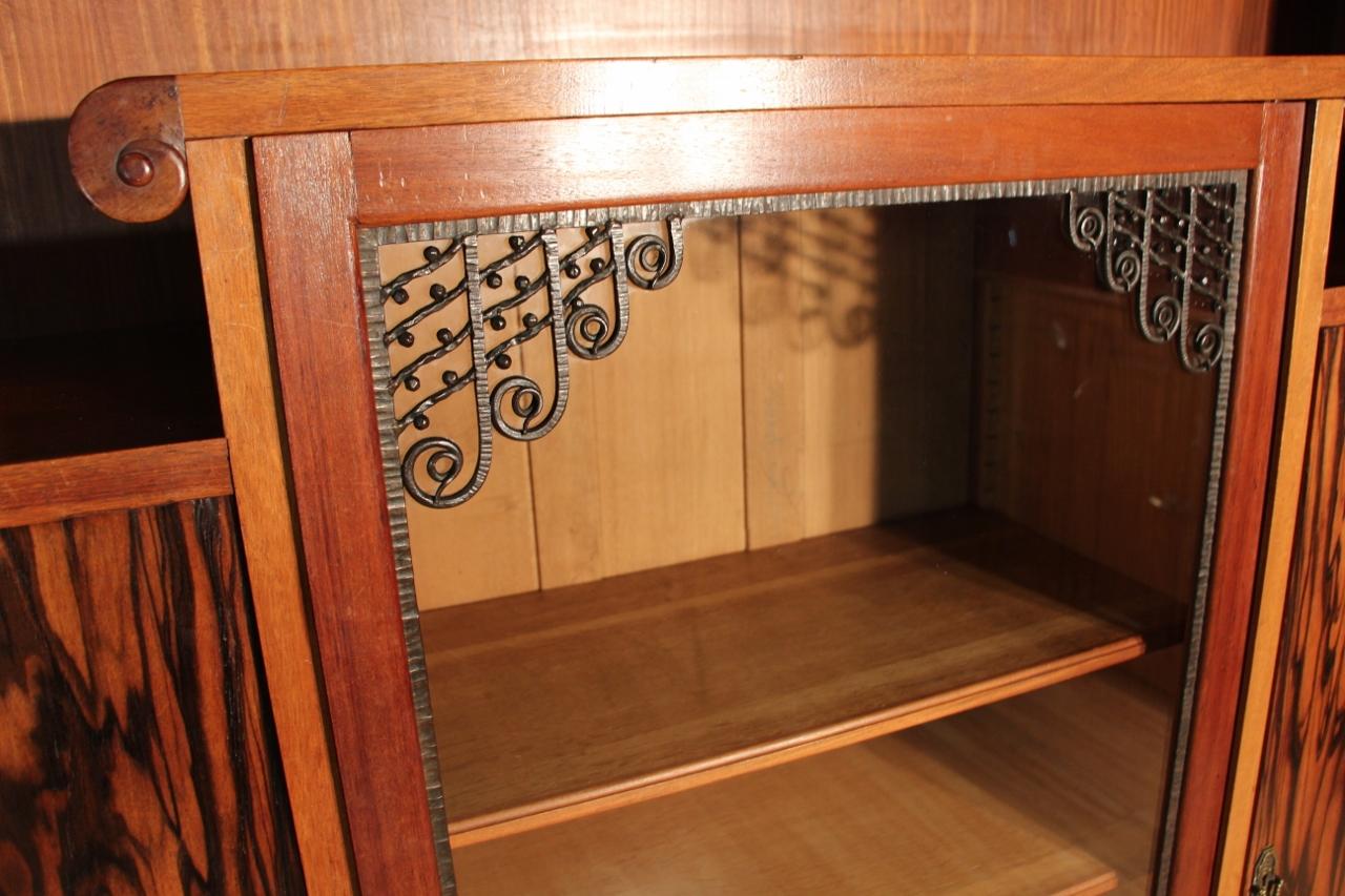 Metà XX secolo Art Deco Bookcase Designed By Gauthier Poinsignon in vendita