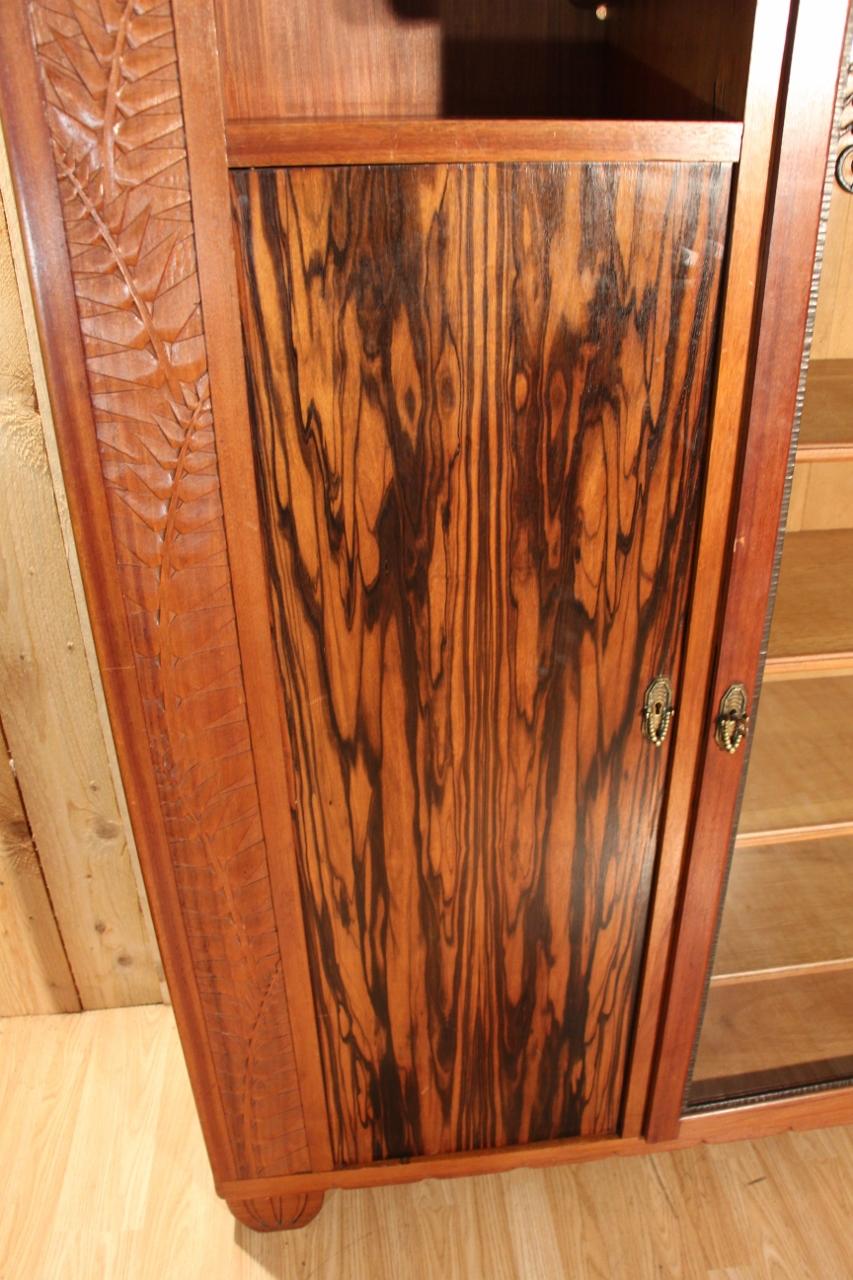 Legno Art Deco Bookcase Designed By Gauthier Poinsignon in vendita