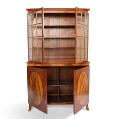 Art Deco Bookcase/Display Cabinet by Heals of London, England circa 1920