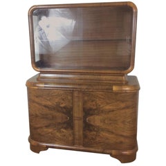 Art Deco Bookcase Display Cabinet by Jindrich Halabala