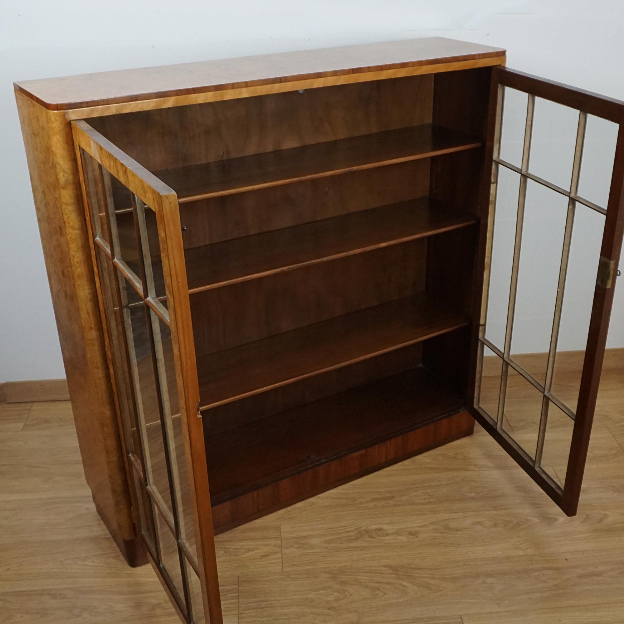 Inglese Libreria Art Deco in vendita