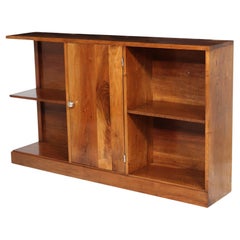 Art Deco Bookcase in Solid Walnut