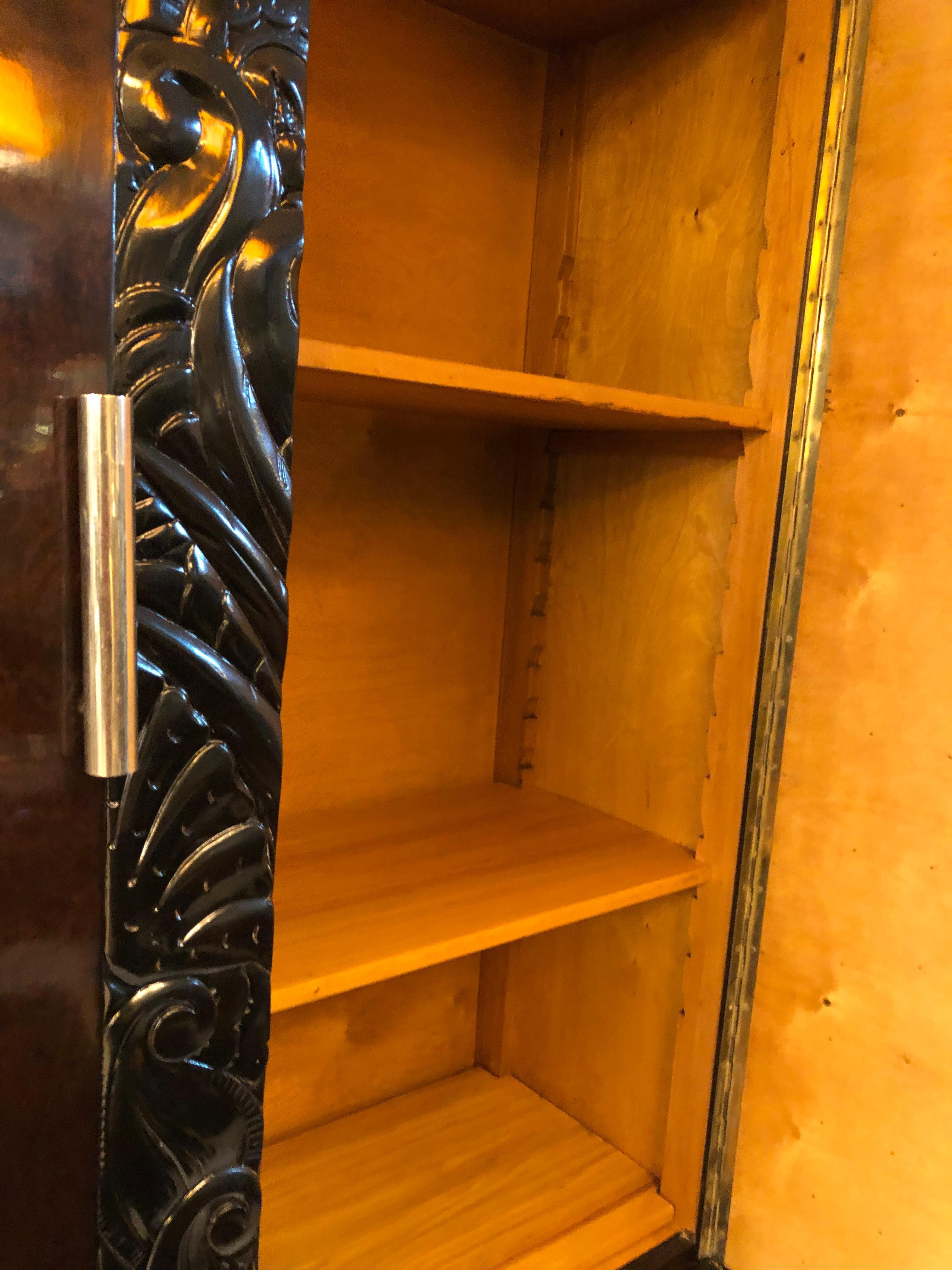 Art Deco Bookcase in Wood, 1920, French For Sale 2