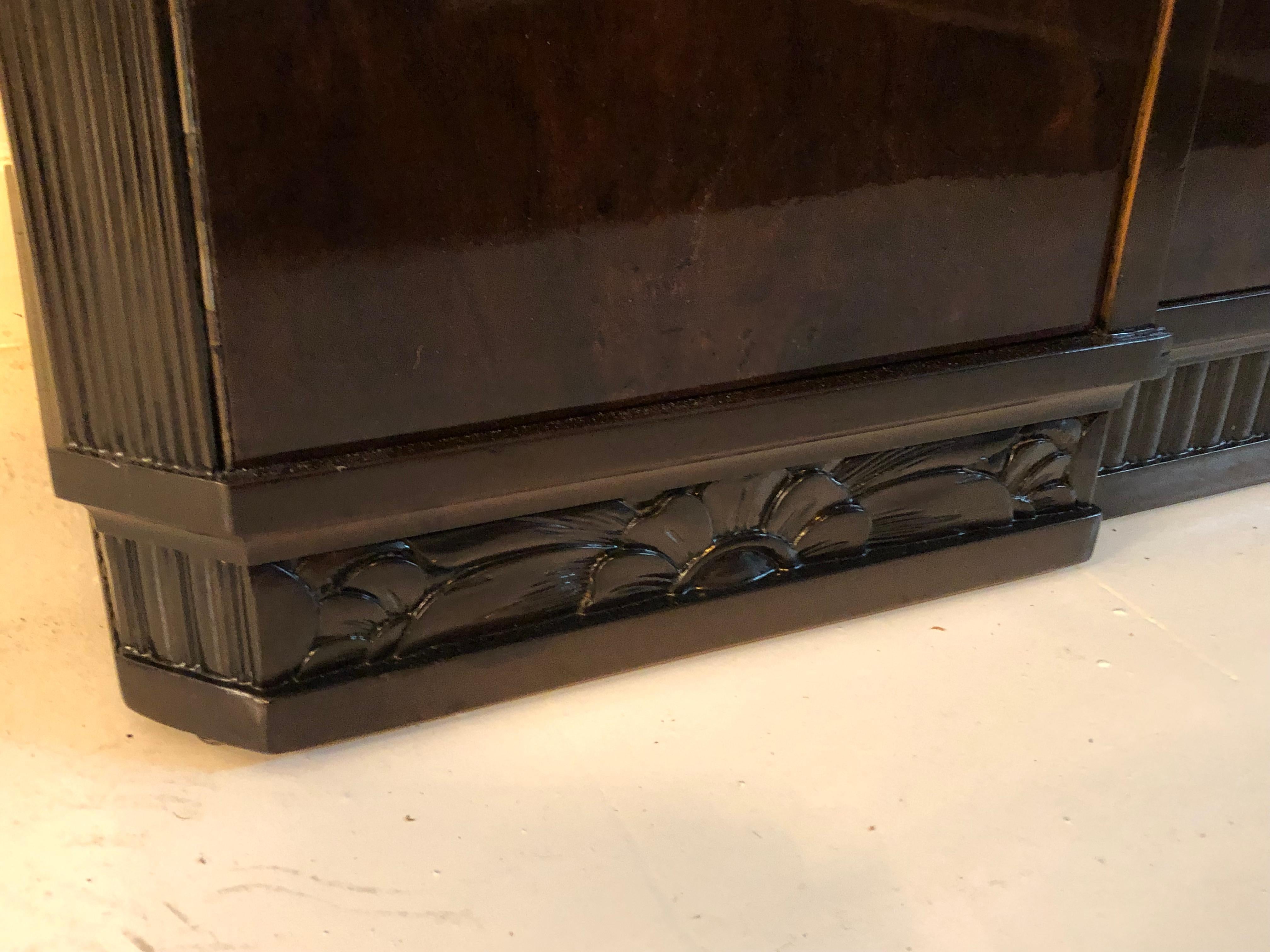 Art Deco Bookcase in Wood, 1920, French For Sale 3