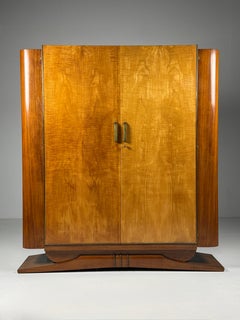 Art Deco Bücherschrank / Garderobe / Schrank