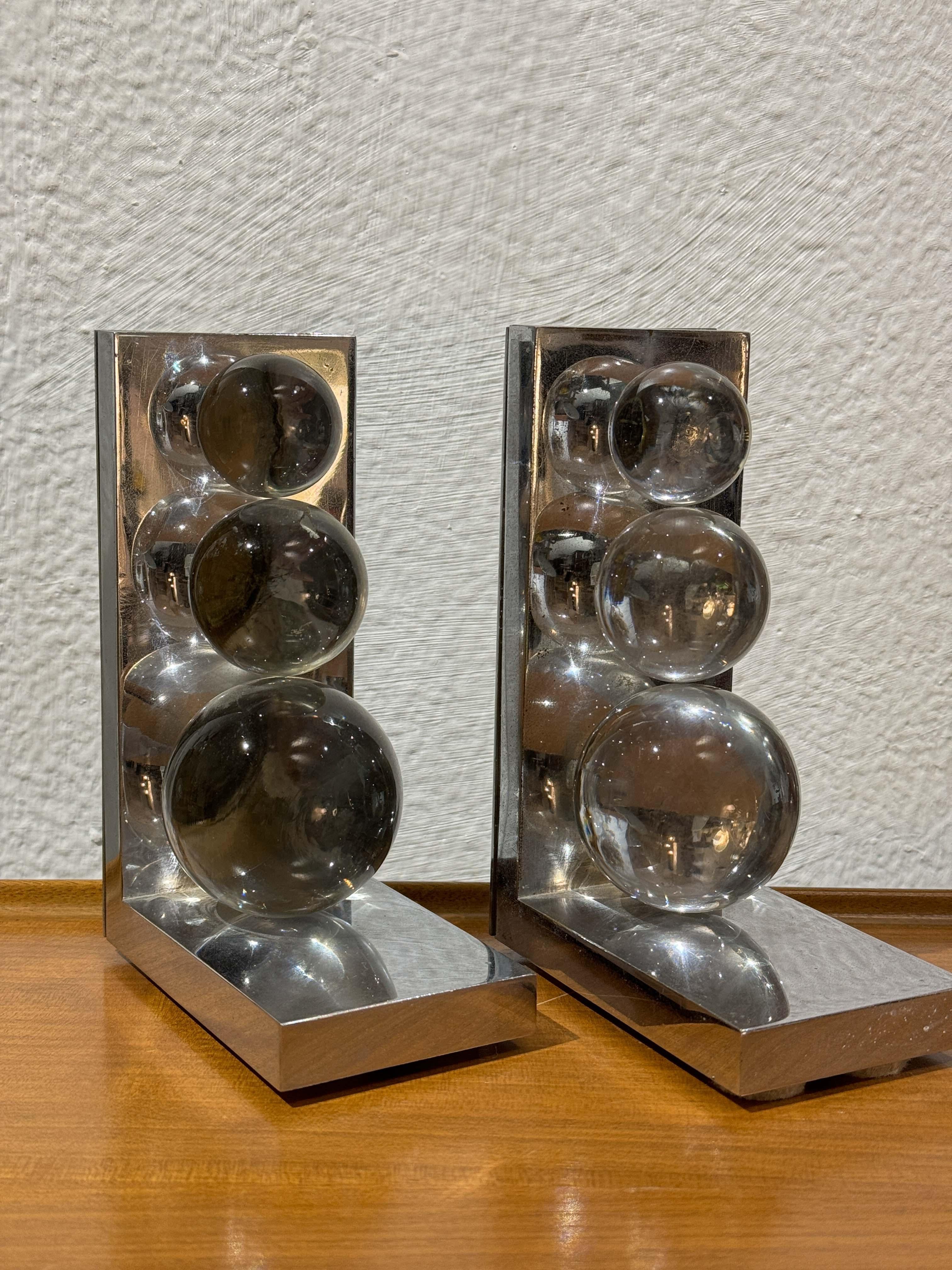 Art Deco Bookends attributed to Jacques Adnet circa 1930 For Sale 5