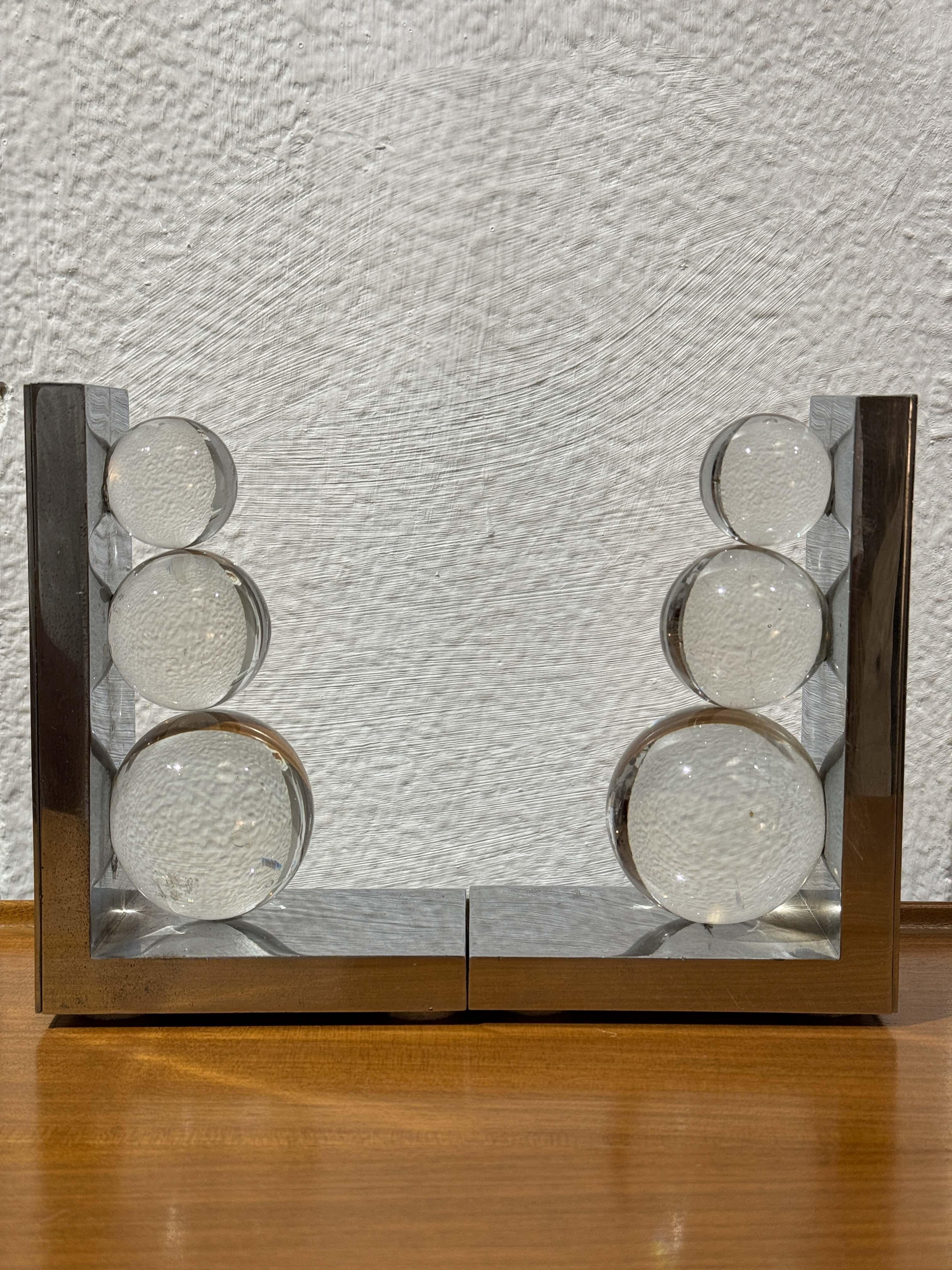 Mid-20th Century Art Deco Bookends attributed to Jacques Adnet circa 1930 For Sale