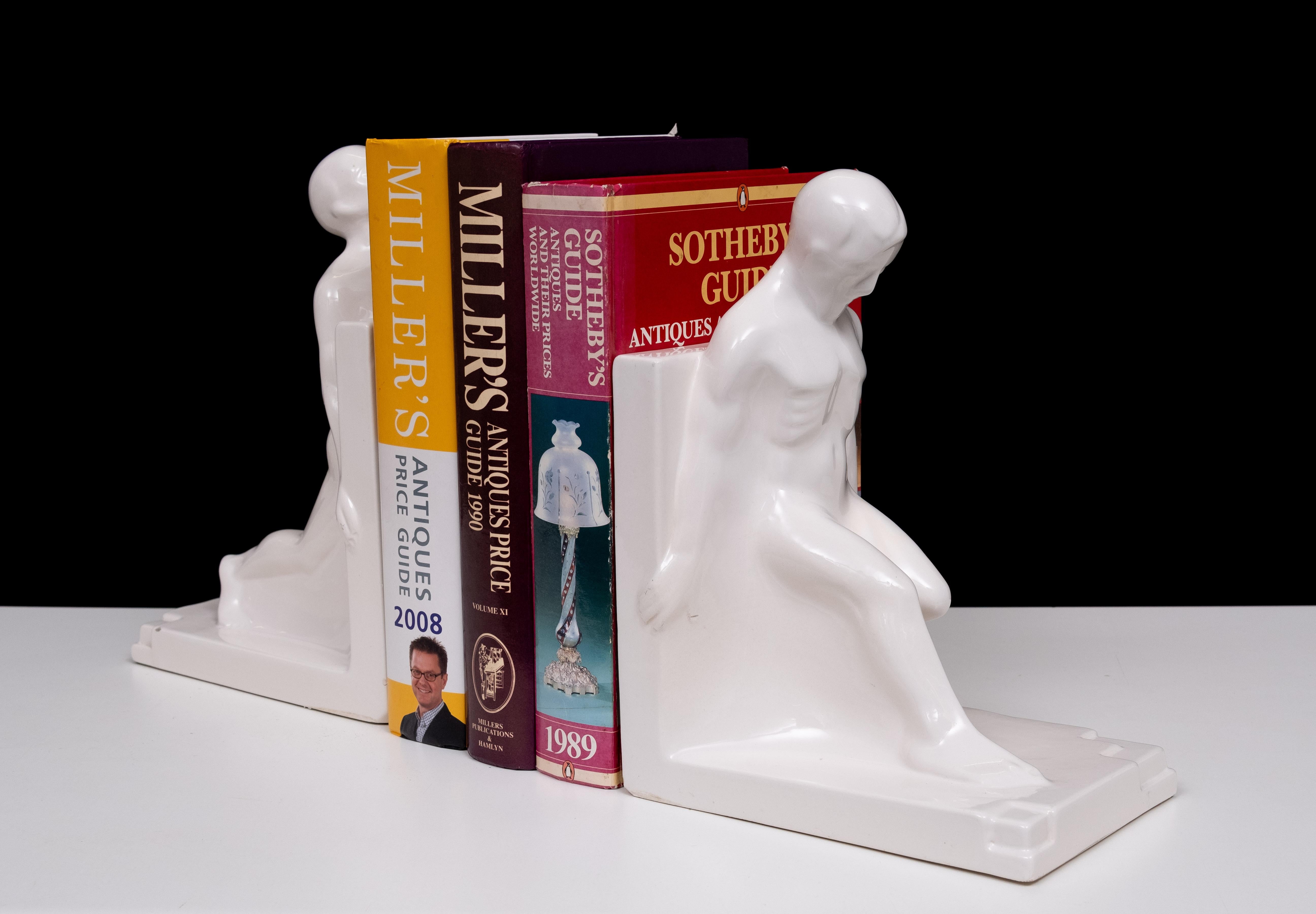 Art Deco Bookends By Godefridus Boonekamp Pottery Schoonhoven For Sale 4