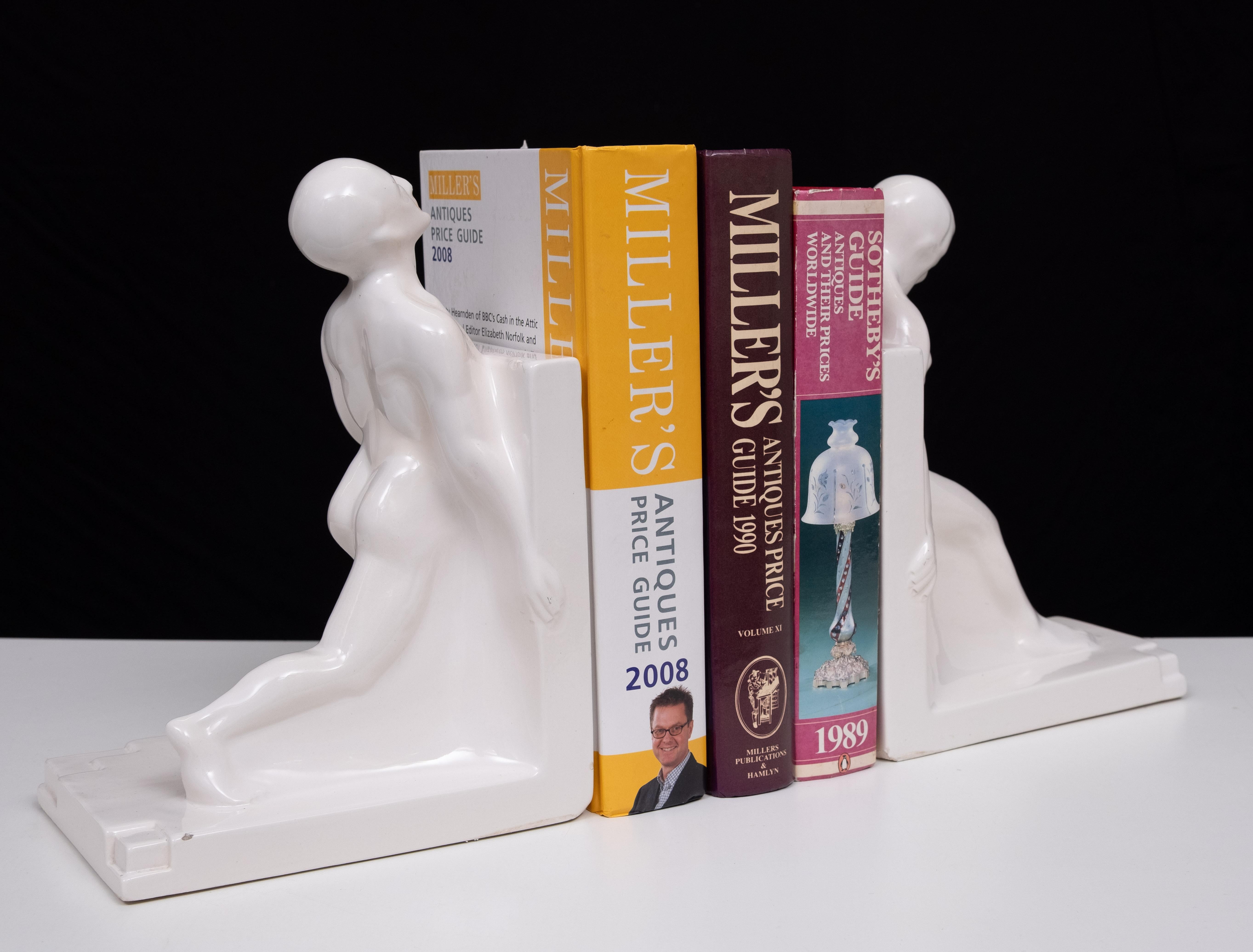 Art Deco Bookends By Godefridus Boonekamp Pottery Schoonhoven For Sale 3