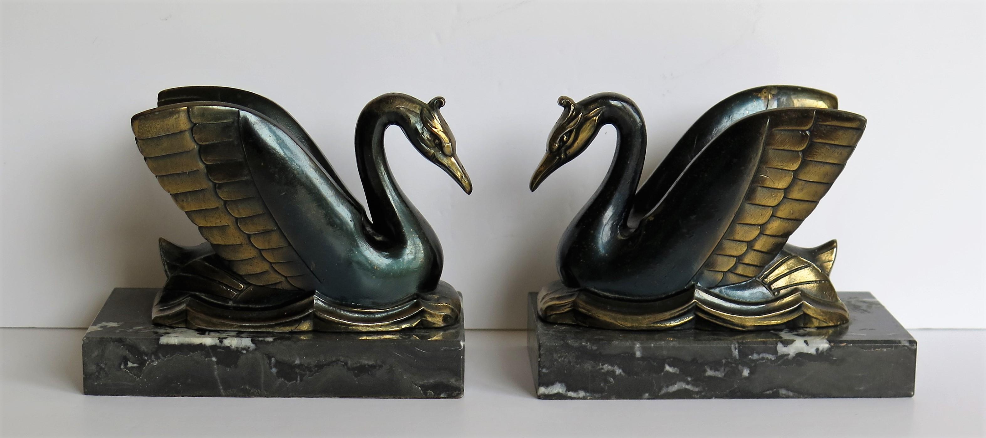 metal swans