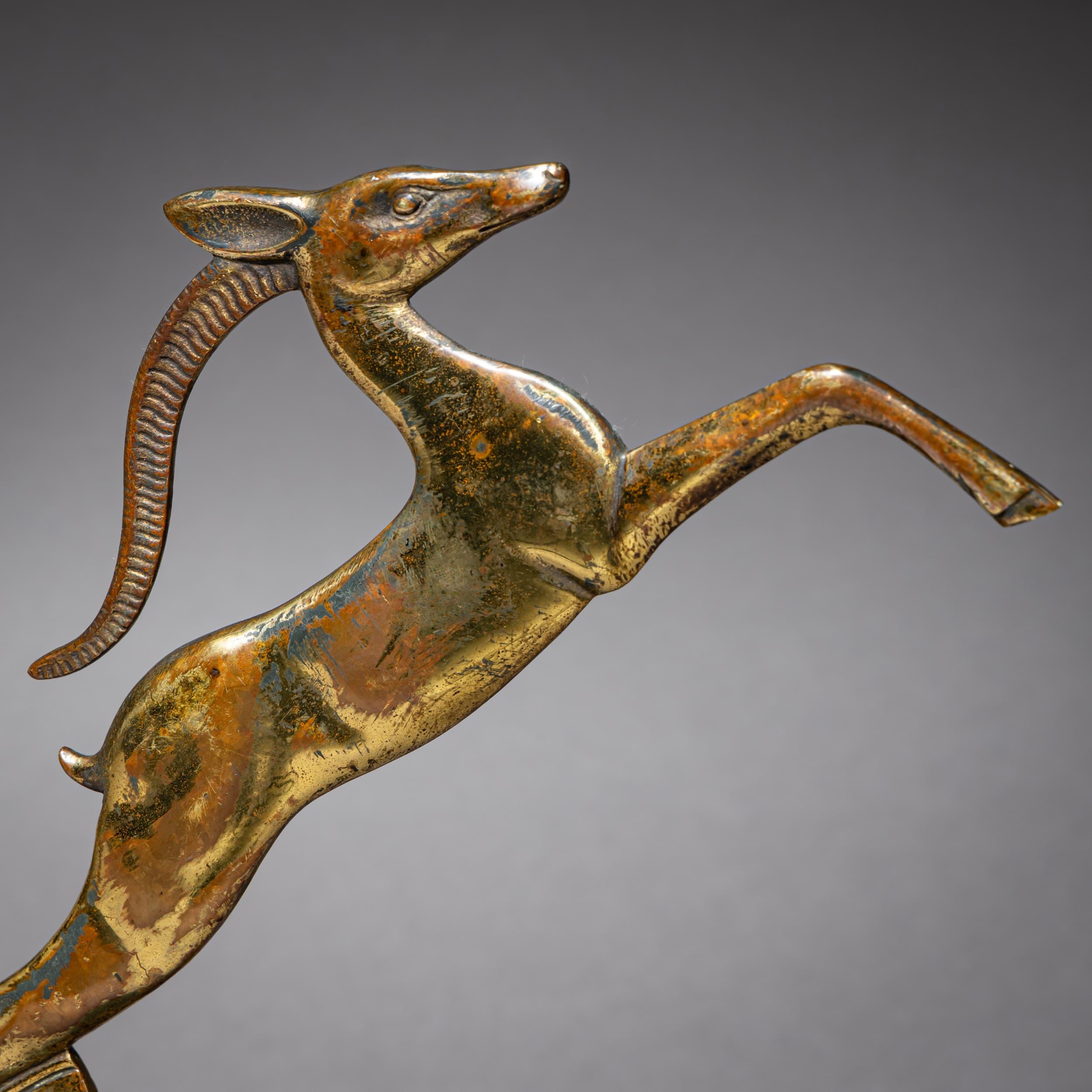 Art Deco Bookends with Gazelles, circa 1930 en vente 4