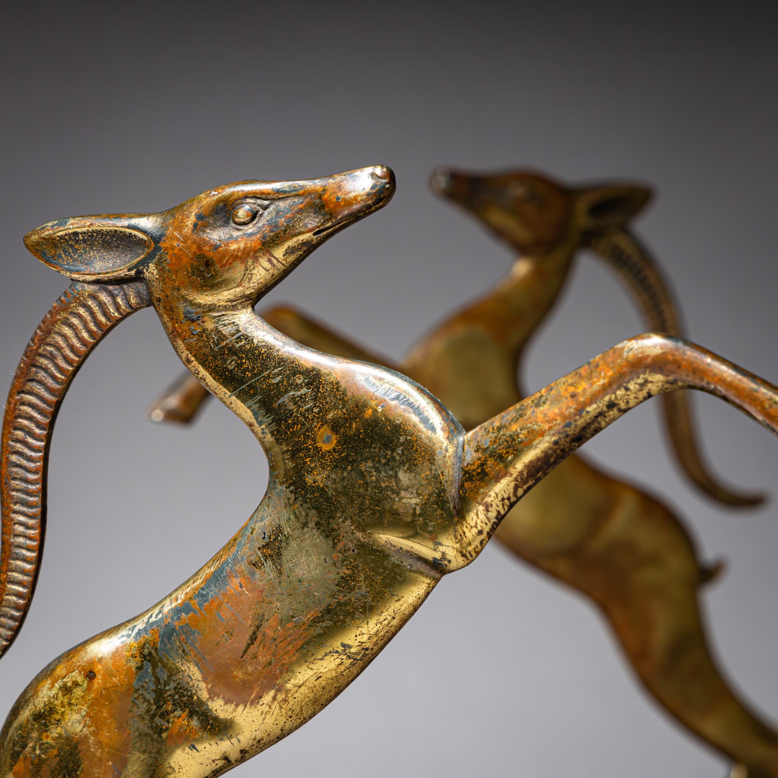 Art Deco Bookends with Gazelles, circa 1930 en vente 5
