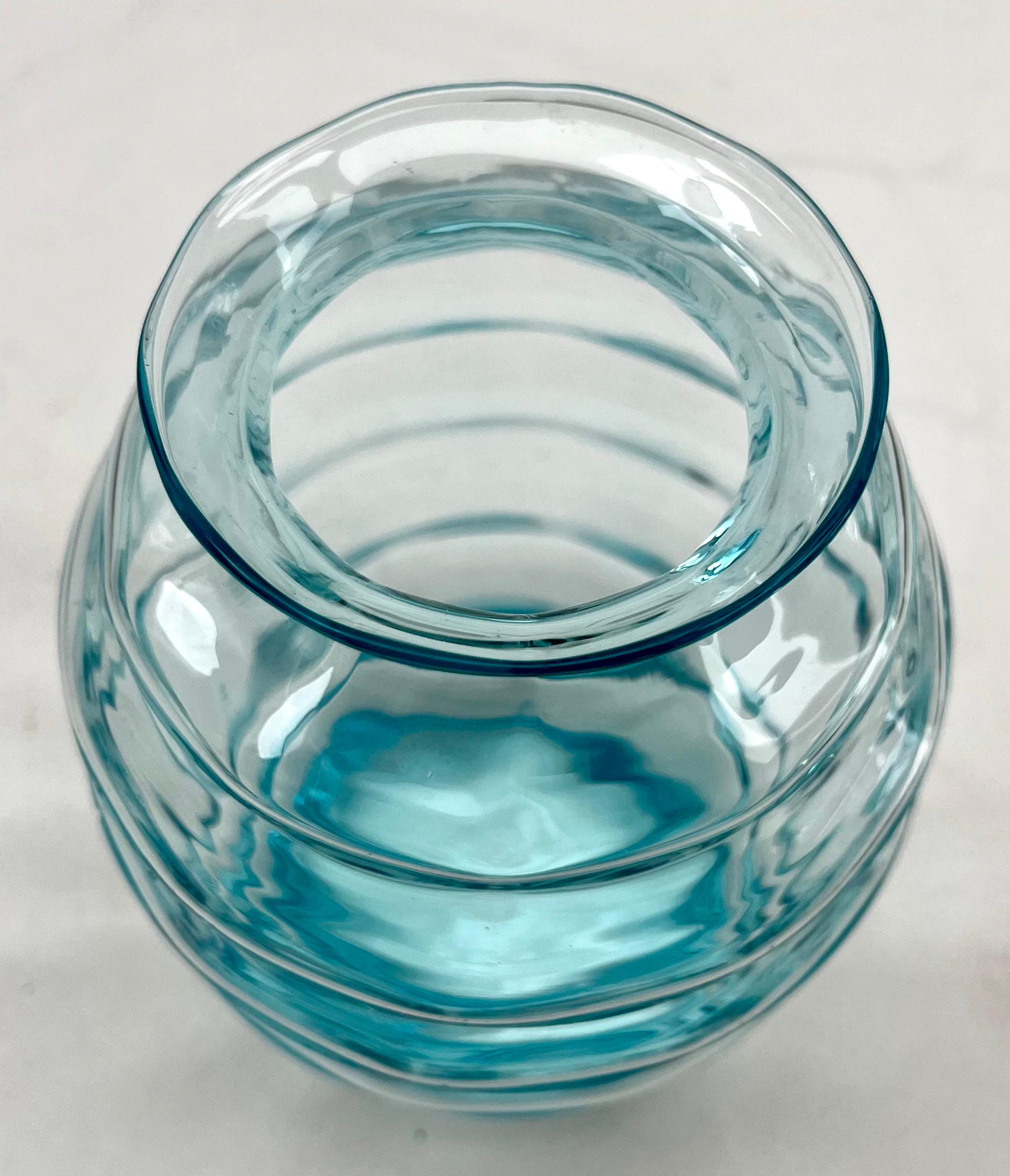 Art Deco Boom, Hand made Vase Origins from Belgium 1930s In Good Condition In Verviers, BE