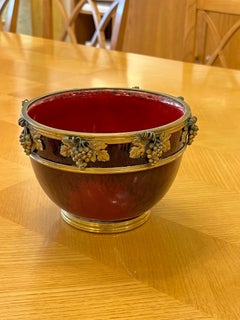 Art Deco Bordeaux Flambé Bowl by MP Sévre-Paul Milet
