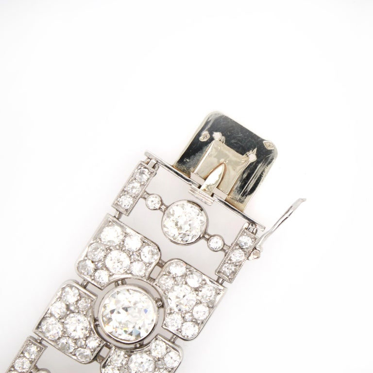 Boucheron Art Deco Diamond Bracelet, 1920s 5