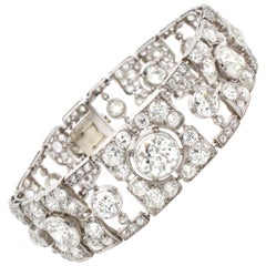 Antique Boucheron Art Deco Diamond Bracelet, 1920s