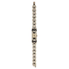 Art Deco Boucheron Diamond Onyx Watch