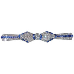 Antique Art Deco Bow Brooch
