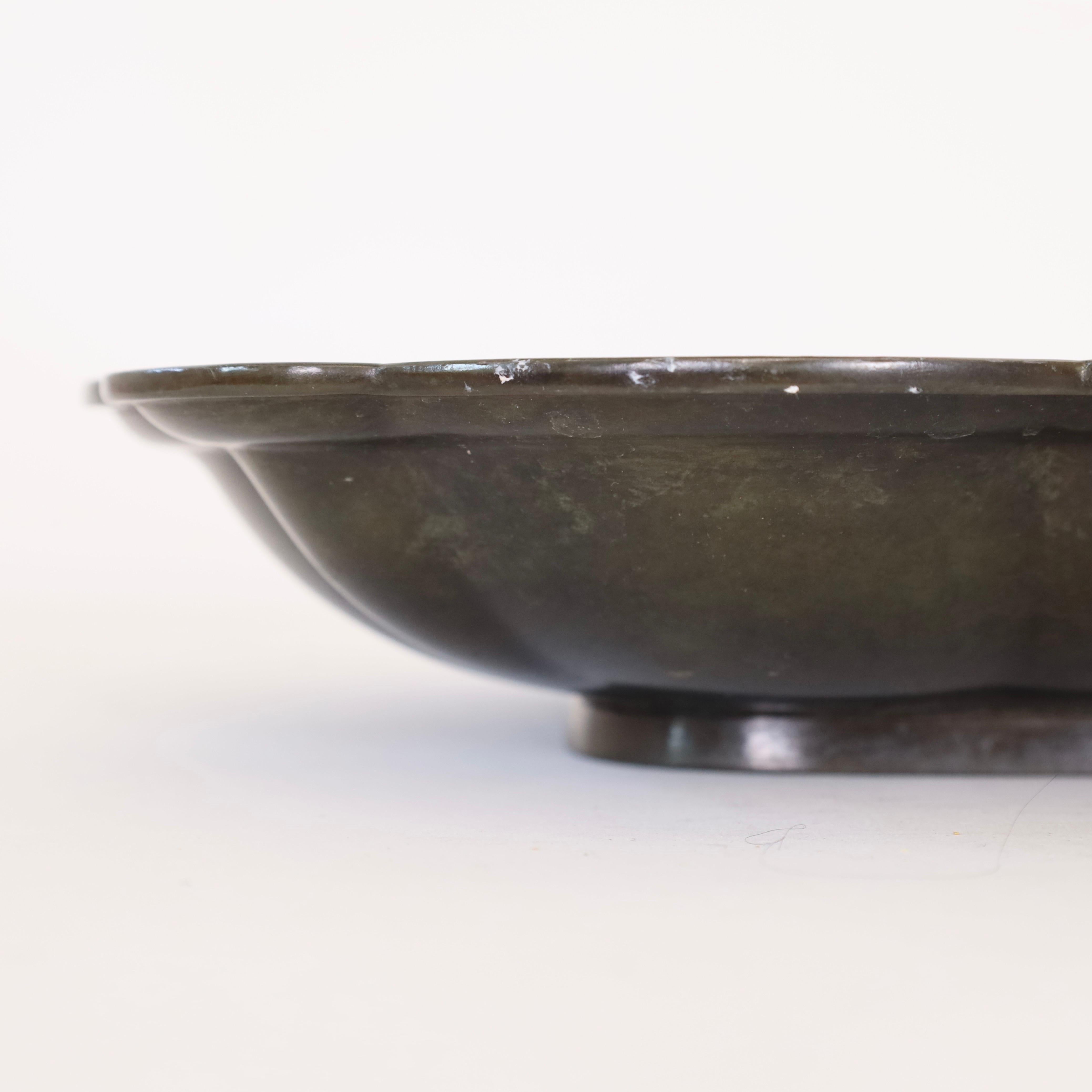 Bol Art déco par Just Andersen, années 1930, Danemark en vente 3